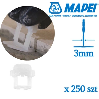 Mapei Mapelevel Krips 3mm 250 kusů