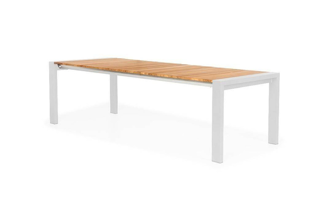 Stół Ogrodowy Rozkładany RIALTO 217 Cm Biały