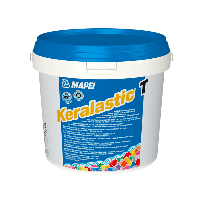 Mapei Keralastic T biały 10kg  klej epoksydowo-poliuretanowy do płytek ceramicznych i kamienia naturalnego.