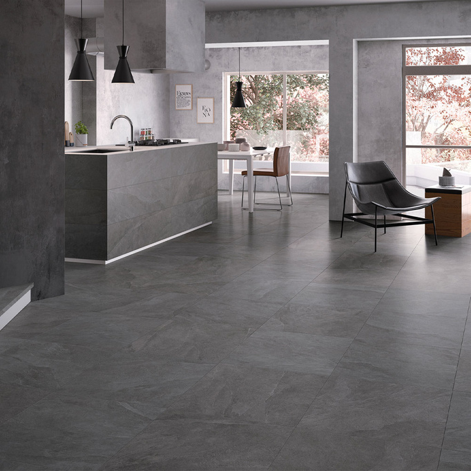Płytka Fincibec Century Ecostone Castle Stone ścienno-podłogowa mat 60x120 imitacja kamienia szary