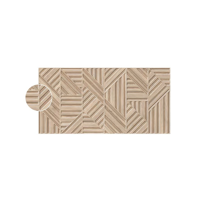 Płytka Prissmacer Ess. Poppins Terra ścienno-podłogowa mat 60x120 3D brązowy