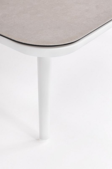 Meble Ogrodowe BOLZANO Ibiza aluminium biały