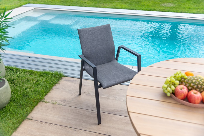 Zestaw ogrodowy BOLZANO Bolonia&Orte aluminum antracyt