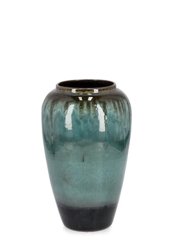 Donica ogrodowa 40cm BOLZANO Cristallo ceramika zielony