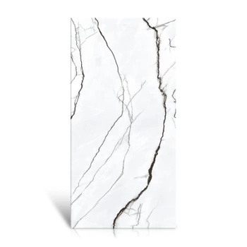 Płytka Magnifica Marquina Blanco ścienno-podłogowa połysk 60x120 imitacja marmuru biały