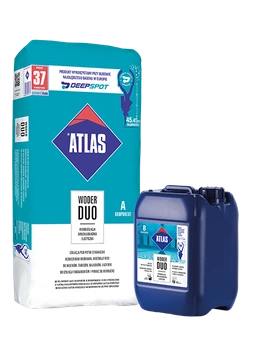 Atlas Woder Duo hydroizolacja dwuskładnikowa elastyczna 32kg A+B